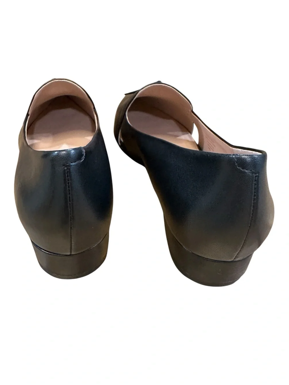 NWOB Cole Haan Black Viola Skimmer Leather Loafers with Bow Trim 9.5 Women’s